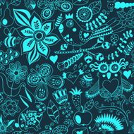 Abstract background doodle pattern N71