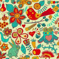 Abstract background doodle pattern N75