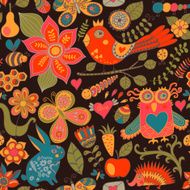 Abstract background doodle pattern N78