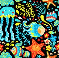 Abstract retro doodle pattern N3