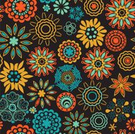 Abstract retro doodle pattern N10