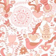 Abstract retro doodle pattern N15