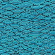 Abstract retro wave doodle pattern N4