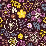 Abstract retro doodle pattern N17