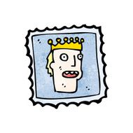 cartoon postage stamp N10