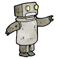 Cartoon Robot N443