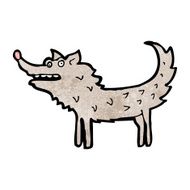Cartoon Wolf N152
