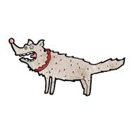 Cartoon Wolf N153