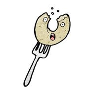 cartoon doughnut N10