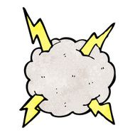 cartoon thunder cloud N2