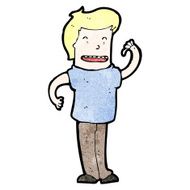 cartoon confident man N27