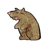Cartoon Bear N158