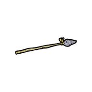 cartoon tribal spear