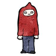 cartoon boy in hooded top N36