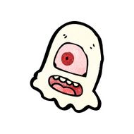 Cartoon Ghost N234