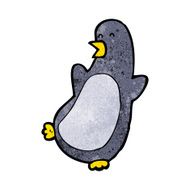 Cartoon penguin N132