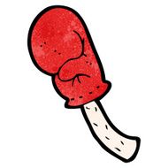 cartoon boxing glove N19