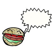 talking burger cartoon N5