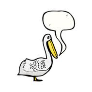 Cartoon Pelican N21