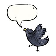singing black bird cartoon N3