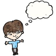 Cartoon Boy Thinking N14