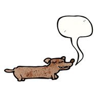 cartoon little dog N154