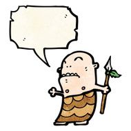 cartoon tribal man N24