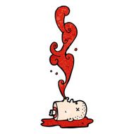 cartoon severed head N17