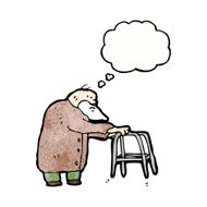 cartoon elderly man N9