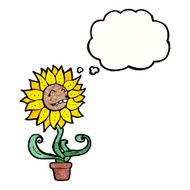 Cartoon Sunflower N49