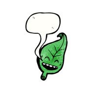 cartoon laughing leaf N5