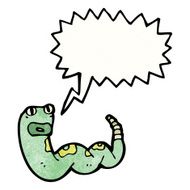 cartoon hissing snake N70