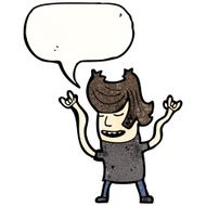cartoon rock music fan N4