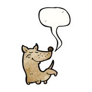 cartoon little dog N156
