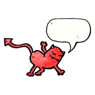 cartoon little devil N168