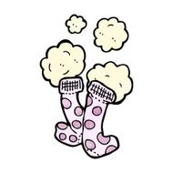 cartoon old socks N5