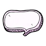 Cartoon Speech Bubble N28