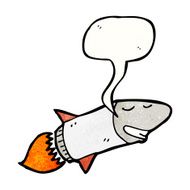 Cartoon Rocket N75
