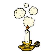 cartoon antique candleholder N12