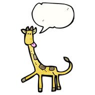 Cartoon Giraffe N54