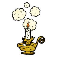 cartoon antique candleholder N14