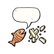 Fish And Chips Cartoon N12