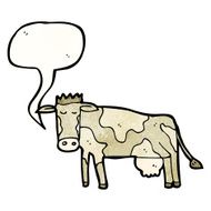 Cartoon Cow N132