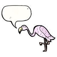 Cartoon Flamingo N16