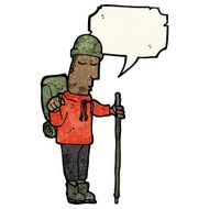 Cartoon Hiker N13