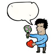 cartoon man on first date N5