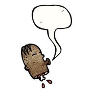 cartoon talking severed head N5