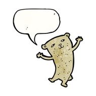 Dancing Bear Cartoon N6