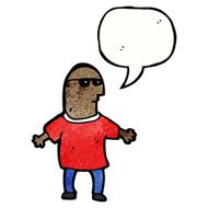 cool guy with speech bubble N3