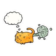 Farting Cat Cartoon N8